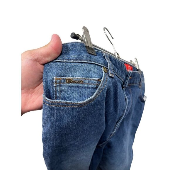 Oscar de la Renta Boot cut Medium Wash Blue Jeans Red Label Women’s Size 12 - Picture 7 of 7